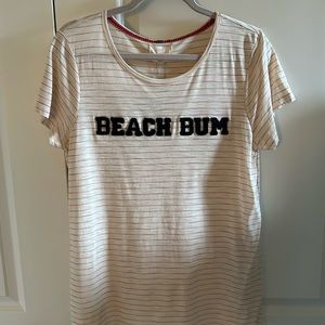 NWT Cupio Blush “Beach Bum” Tee